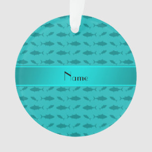 Personalisiertes Namenstürkis Ornament