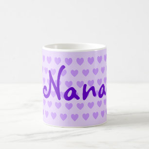 Personalisiertes Nana im Lila Tasse