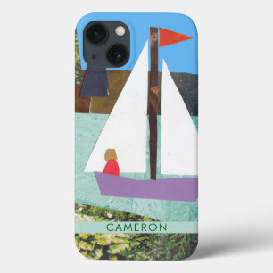 Personalisiertes naukales Boho Segeln Case-Mate iPhone Hülle