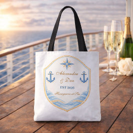 Personalisiertes nautisches Hochzeitswappen