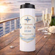 Personalisiertes nautisches Hochzeitswappen