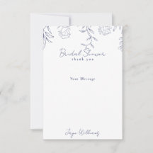 Personalisiertes Navy Message Brautparty Vielen Da