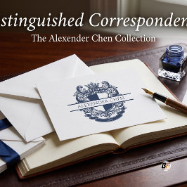 Personalisiertes Navy-Wappen Mitteilungskarte