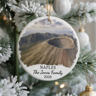 Personalisiertes neapolitanisches Keramik-Ornament Keramik Ornament