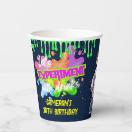 Personalisiertes Neon Science STEM Experiment Part Pappbecher