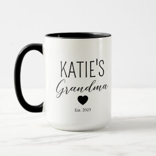 Personalisiertes neues Opa & Oma Coffee Tasse Gesc