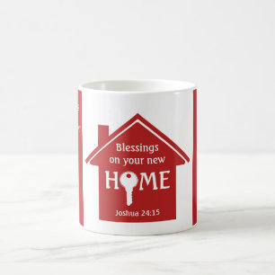 Personalisiertes neues Zuhause Kaffeetasse