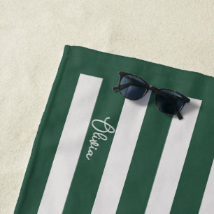 Personalisiertes neutrales Streifenmuster mit mode Strandtuch