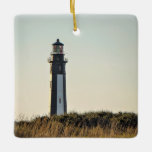 Personalisiertes New Cape Henry Lighthouse Weihnac Keramikornament<br><div class="desc">New Cape Henry Lighthouse - Virginia Beach,  VA Holiday Christmas Tree Ceramic Ornament by Michelle Istanish - The back can be personalized with a name,  year or any that you wish to add. -</div>