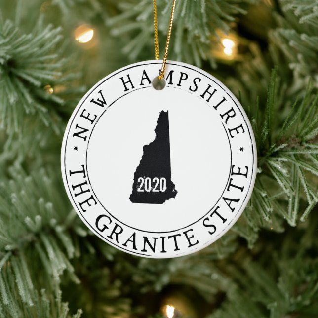 Personalisiertes New Hampshire Ornament (Baum)