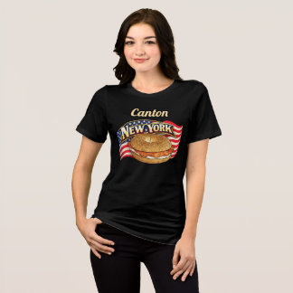 Personalisiertes New York Damen Bella+Canvas Dunke Tri-Blend Shirt