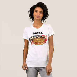 Personalisiertes New York Damen Slim Fit T-Shirt