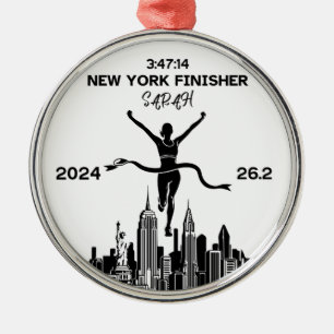 Personalisiertes New Yorker Marathon 2024 Ornament
