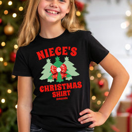 Personalisiertes Nieces Weihnachtsfest-Shirt Tri-Blend Shirt