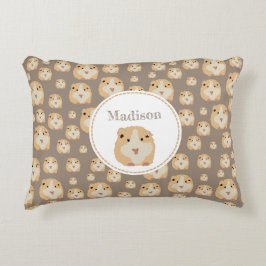 Personalisiertes Niedlich Hamster-Muster Dekokissen