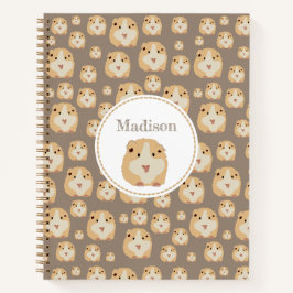 Personalisiertes Niedlich Hamster-Muster Notizbuch