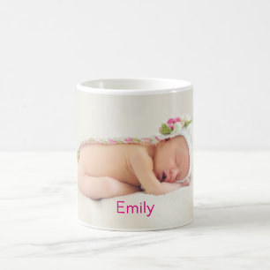 Personalisiertes Niedliches Baby-Foto Tasse