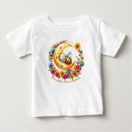 Personalisiertes Niedliches Baby-Hummelschlafen au Baby T-shirt