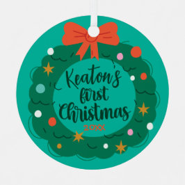 Personalisiertes Niedliches Baby Ornament Aus Metall