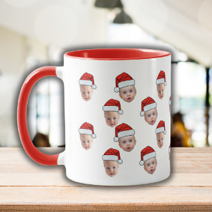 Personalisiertes Niedliches BabyGesicht 2 Fotos We Tasse