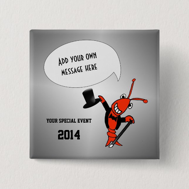 Personalisiertes niedliches button (Vorderseite)