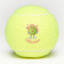 Personalisiertes Niedliches Comic Tennis Ball