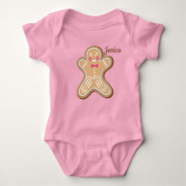 Personalisiertes Niedliches Cookie Baby Strampler