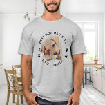 Personalisiertes Niedliches Foto Bester Hund Vater T-Shirt<br><div class="desc">Der beste Hund-Vater je... Überraschen Sie Ihren Lieblings-Hund Vater diesen Vatertag mit diesem super niedlichen Haustier Foto T - Shirt. Passen Sie diesen Hund Papa T - Shirt mit dem Lieblings-Foto Ihres Hundes, und nennen Sie. Dieses Shirt ist ein Muss für Hundeliebhaber und Hundewelpen. Großartiges Geschenk des Hundes. COPYRIGHT ©...</div>