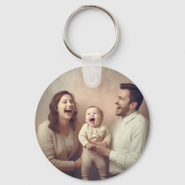 Personalisiertes Niedliches Foto für Familien und Schlüsselanhänger