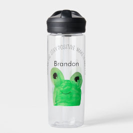 Personalisiertes Niedliches Frosch inspirierendes  Trinkflasche