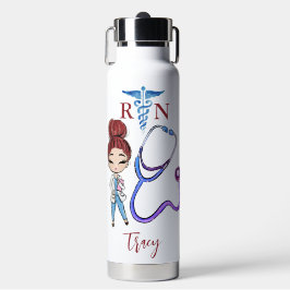 Personalisiertes Niedliches Geschenk für Krankenpf Trinkflasche