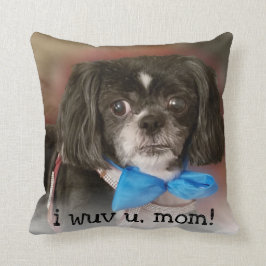 Personalisiertes Niedliches Haustier-Foto I Wuu U  Kissen