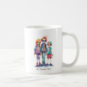 Personalisiertes Niedliches Kid Zombie Halloween ( Kaffeetasse