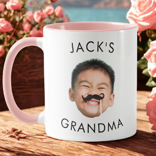 Personalisiertes Niedliches Kind BabyGesicht Foto  Tasse