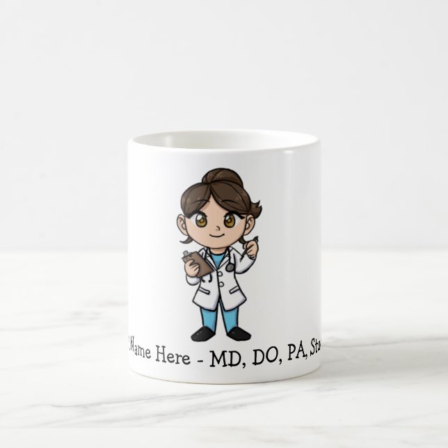 Personalisiertes niedliches medizinisches kaffeetasse (Mittel)
