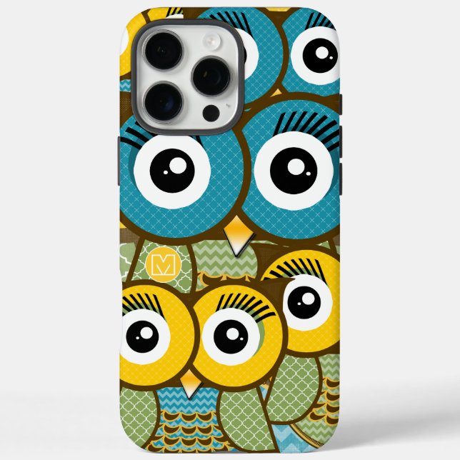 Personalisiertes Niedliches Owl Art iphone 5 Case-Mate iPhone Hülle (Rückseite)