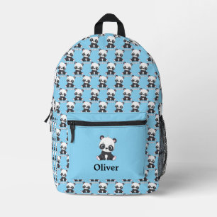 Personalisiertes Niedliches Panda-Muster Bedruckter Rucksack