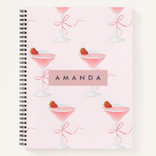 Personalisiertes Niedliches Pastell Strawberry Jui Notizbuch