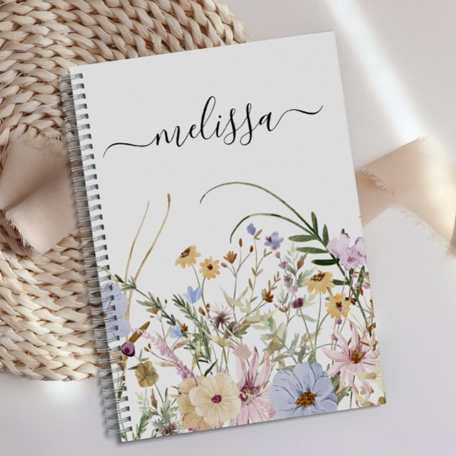 Personalisiertes Niedliches Soft Spring Floral Jou Notizbuch (Von Creator hochgeladen)