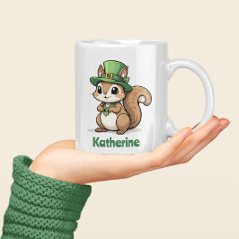 Personalisiertes Niedliches St. Patrick's Day Eich Kaffeetasse