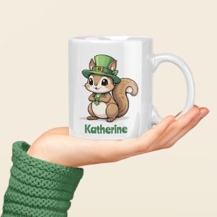 Personalisiertes Niedliches St. Patrick's Day Eich Kaffeetasse