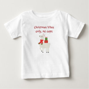 personalisiertes niedliches und lustiges Weihnacht Baby T-shirt