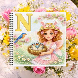 Personalisiertes niedliches Vogelgeschenk für Mädc Notizbuch