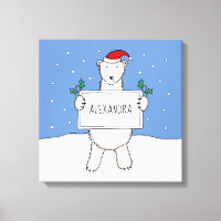 Personalisiertes Niedliches Weihnachtsbärengeschen
