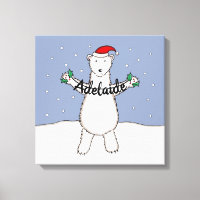 Personalisiertes Niedliches Weihnachtsbärengeschen