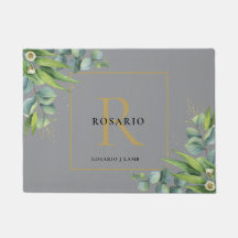 Personalisiertes Nimbus-Grau-Monogramm