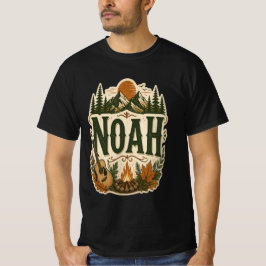 Personalisiertes Noah Camping T-Shirt
