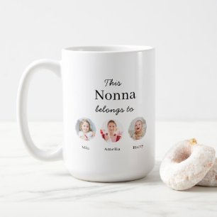 Personalisiertes Nonna-Geschenk Kaffeetasse