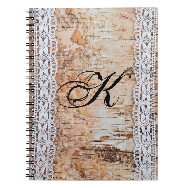 Personalisiertes Note Book XColand Barn Wood Lace  Notizblock (Vorderseite)
