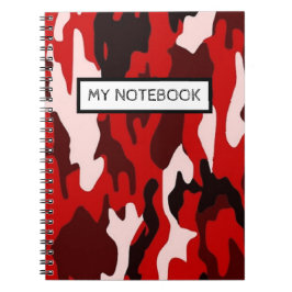 Personalisiertes Notebook - Camouflagge Notizblock